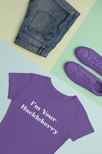 "I'M YOUR HUCKLEBERRY" T SHIRT