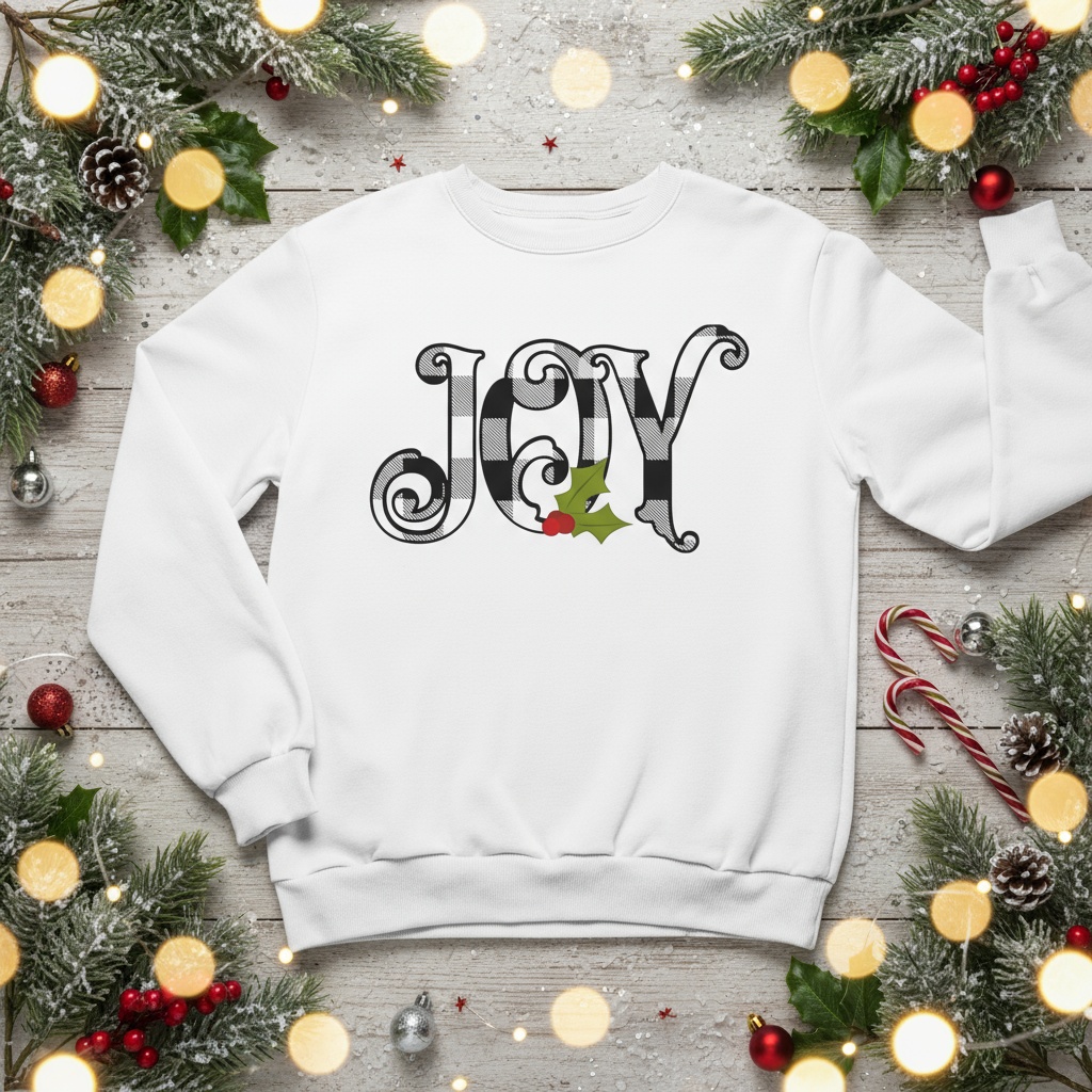JOY CHRISTMAS SWEATSHIRT
